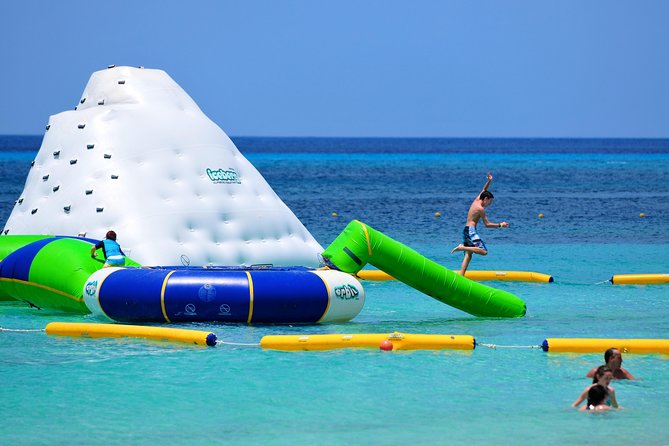 Aquatic Park at Mr. Sanchos Beach Club - Safety and water conditions: depth, life vests, and stings to watch for
