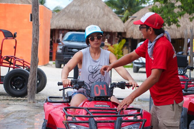 ATV and Clear Boat Ride Full Experience in Cozumel - Playa Uvas beach club: lunch, loungers, pool time, repeat