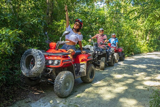 ATV Ride Discover the Jade Cavern and Drive Through The Jungle - First Stop: Your ATV Adventure Starts with Pickup in Cozumel