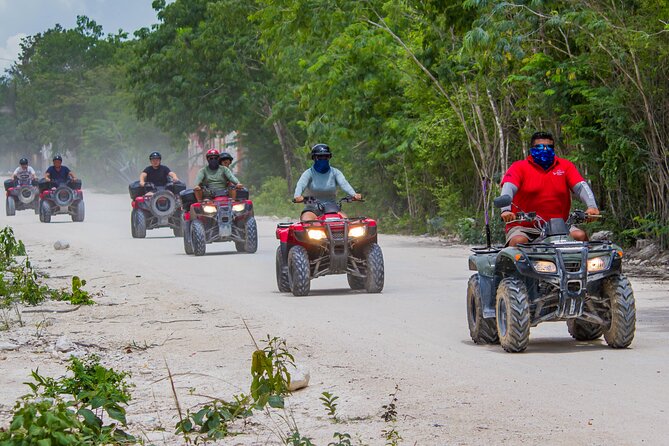 ATV to Jade Cavern, Mud Trails, Snorkel and Lunch with Open Bar - Dzul-Ha Reef snorkeling from shore: fast, simple, and gear-covered