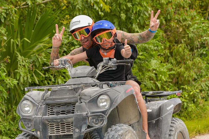 ATV tour to jade cavern with transfer (single or double) - Stop 2: Jade Cenote (Chempita) for the shorter, more intense water moment