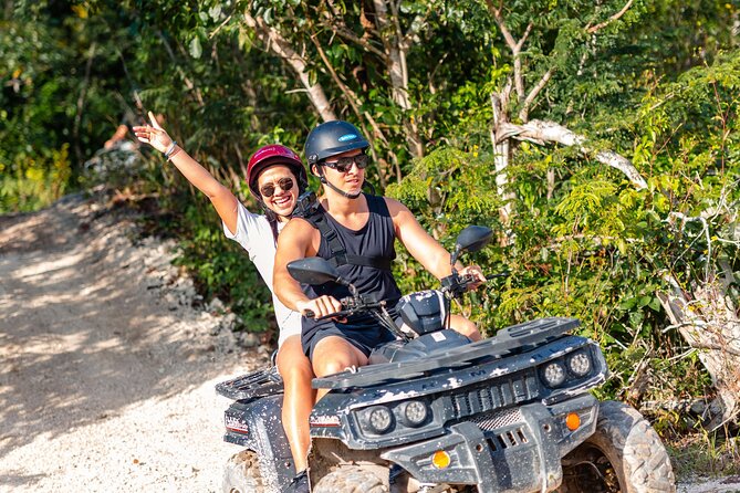 Best Cozumel ATV Jungle Tour + Jade Cavern + Beach + Locker - ATV Jungle Riding for an Hour and a Mayan Cenote Moment