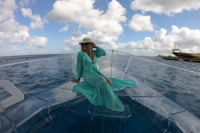 Clear Boat & Snorkel Cozumel Tour with Drinks - Meeting Point in Centro (Av. Rafael E. Melgar) Without the Headache