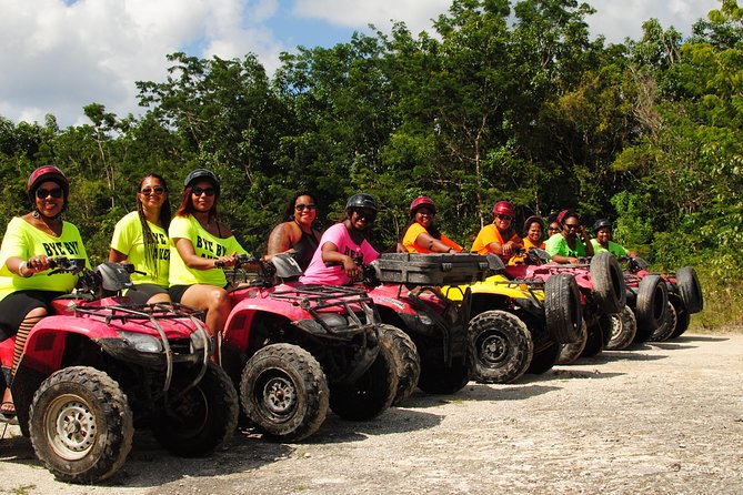 Cozumel ATV Jungle Adventure and Snorkeling with Lunch - Zipline runs: three levels, real stairs, and plenty of nerves-management