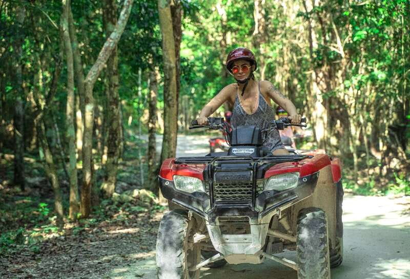 Cozumel: ATV Ride to Jade Cavern, Beach Club Access & Lunch - ATV Honda 250 jungle ride to Cozumel’s Jade Cavern