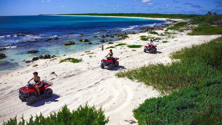 Cozumel: ATV Seashore Adventure & Mayan Cenote Experience - ATV seashore trails: the part that feels like Cozumel