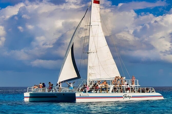 Cozumel Catamaran Experience with Snorkeling & Beach Club - Palancar Reef snorkeling: clear-water time with less hassle