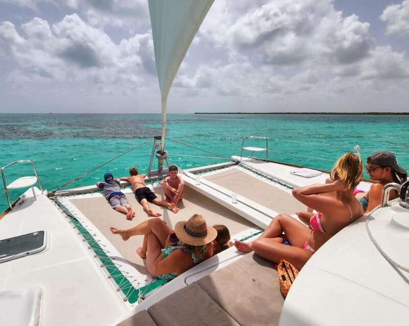 Cozumel: Catamaran Tour To Isla de la Pasión - The on-board vibe: views first, food and drinks right behind