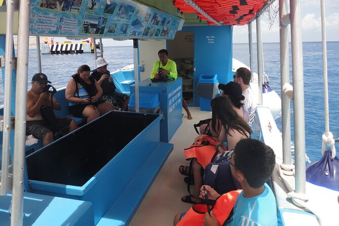 Cozumel Coral Reef Snorkeling by Glass Bottom Boat with Guide - Photos and the Underwater Picture Option