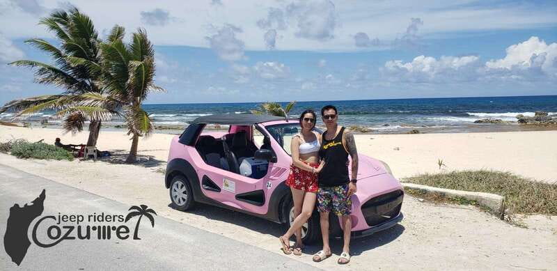 Cozumel: Private Buggy Tour with Lunch & Snorkeling - Tortugas Beach Club lunch and 2.5 hours of snorkeling time