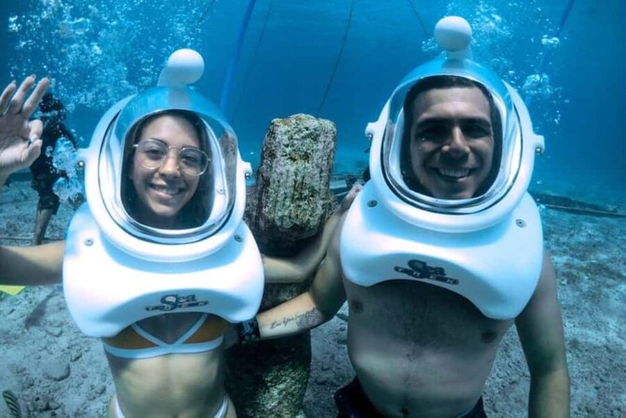 Cozumel: SeaTrek Underwater Helmet Diving Experience - The 2-Hour Flow: Tutorial, Helmet Fitting, and Your Seabed Session