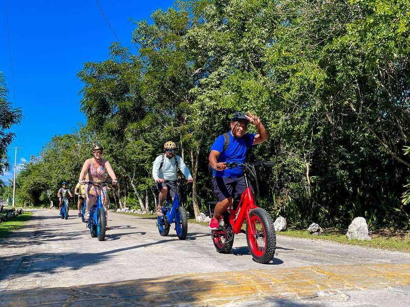 Cozumel: West Coast E-Bike and Snorkeling Tour - Sky Reef Beach and Tormento’s Reef snorkeling: plan for 50 minutes in two depths