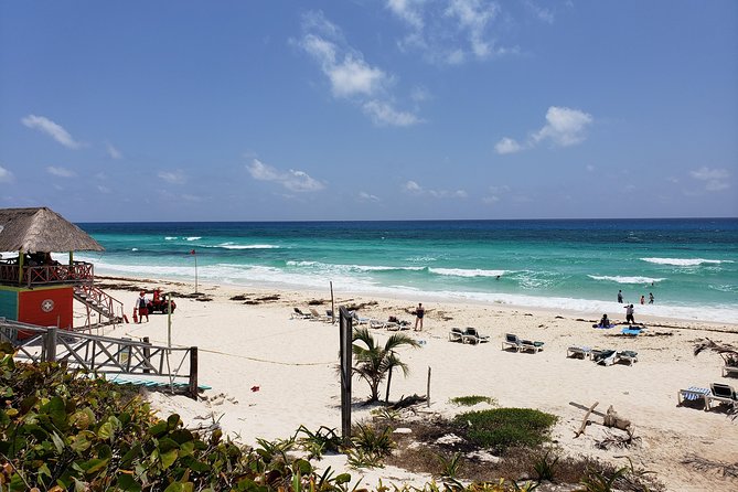 Customizable Private Buggy Tour in Cozumel with Lunch and Snorkel - El Mirador lookout: huts for handmade goods plus a climb with a view