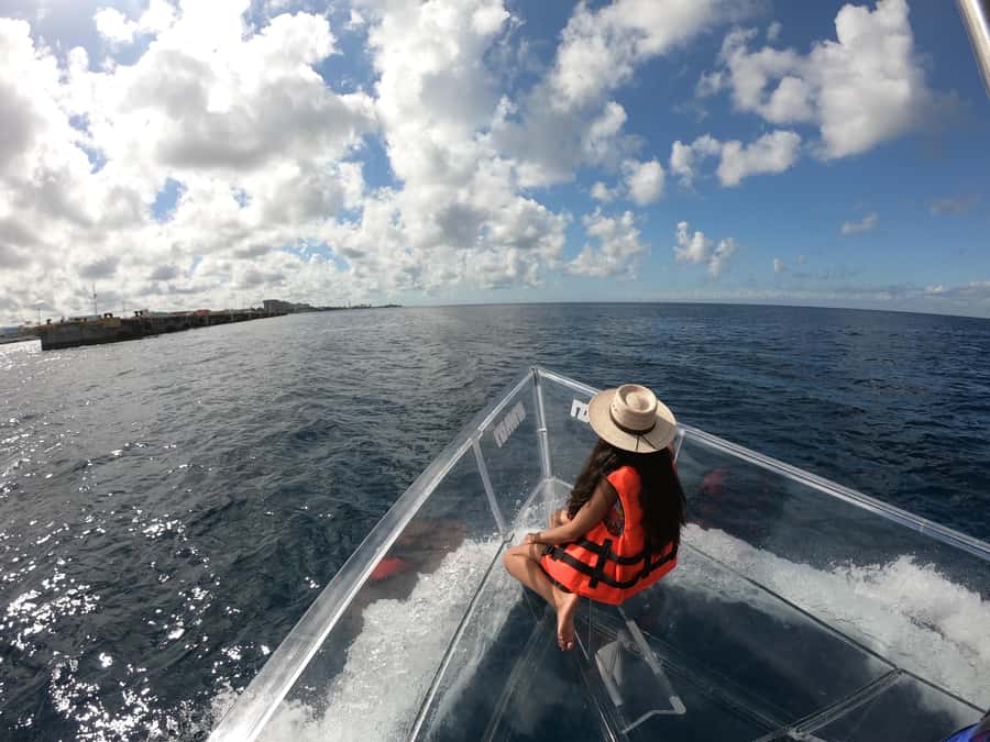 From Cozumel: Invisible Boat Snorkeling Tour - Price and value: $32 ticket plus the $10 marine fee