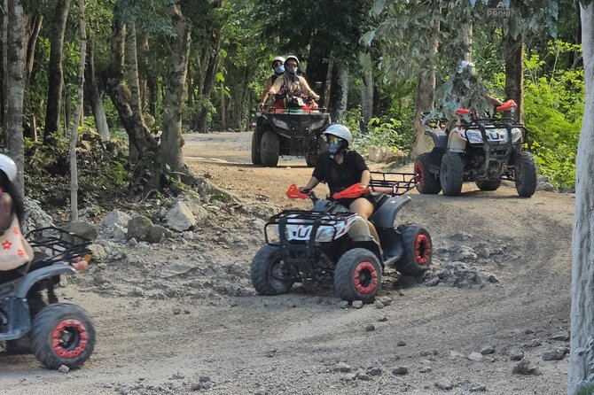 Jade Caverns and Mayan Village Cozumel ATV TOUR - Tequila lesson and samples: why this stop is more than a souvenir trap