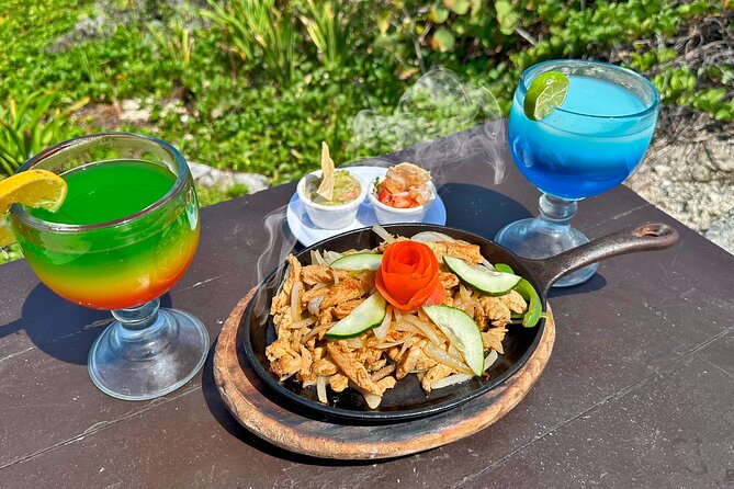 Jeep Tour of Cozumel with Lunch and Beach Club - Playa Chen Rio: saltwater pool time and crocodiles in the lagoon