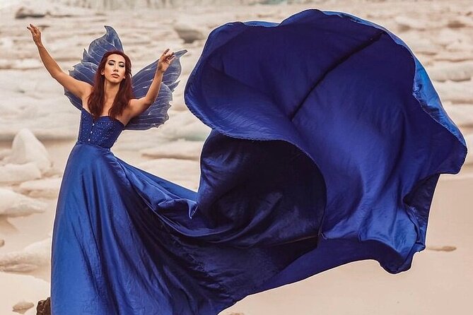 Luxury Dress Photo Experience - Price and logistics: $250 for one rented dress and 10 edited photos
