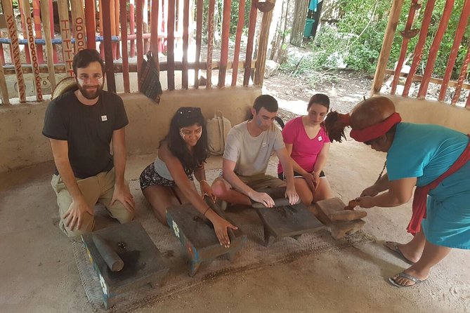 Mayan Village and Tequila Tour - Stop 1 at Pueblo del Maíz: ceremony, food making, and photo time