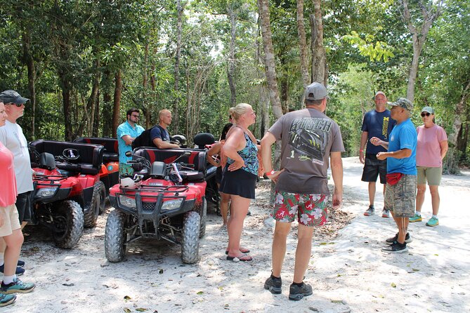 Private Buggy & ATV Tour to Jade Cavern Cenote: All-Inclusive - ATV to Cenote Chempita (Jade Caverns) and the cliff-jump moment (Stop 3)