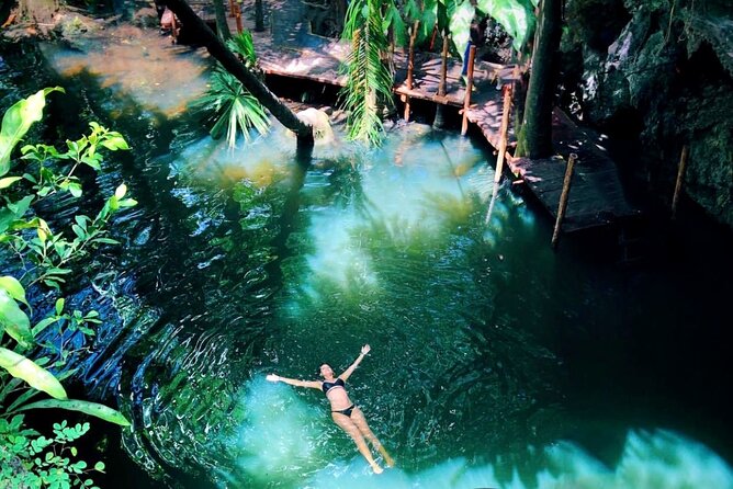 Private Buggy & ATV Tour to Jade Cavern Cenote: All-Inclusive - Playa Chen Rio: a natural pool for a gentler swim (Stop 6)