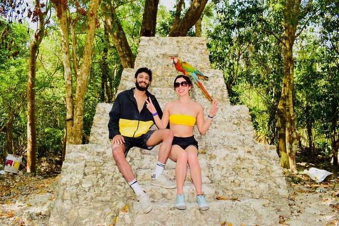 Private Jeep Tour & ATV to Jade Cavern Cenote: All Inclusive - El Mirador: rock formations, a little cave, and blowholes