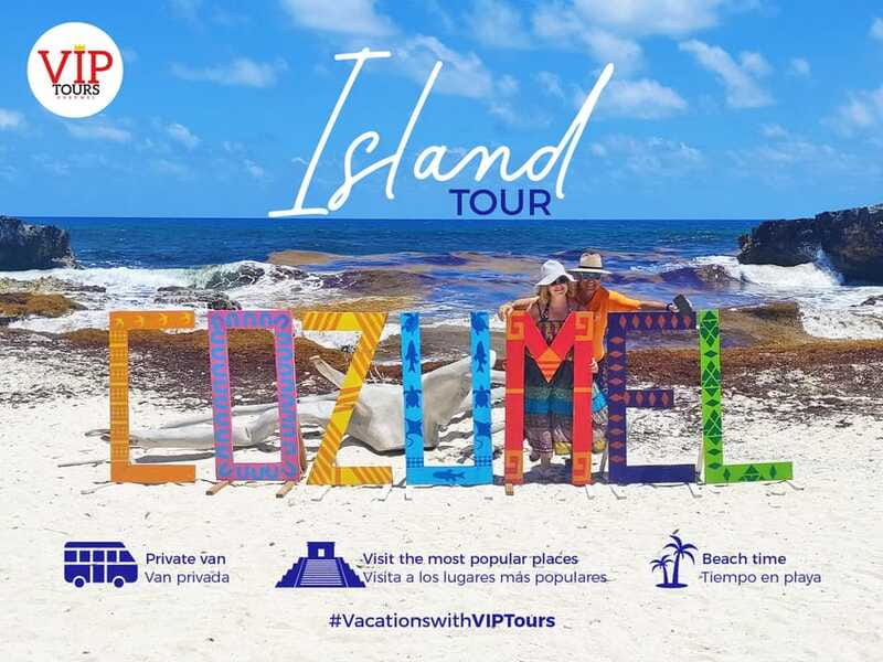 Private Van Service. Tasting the best of Cozumel - North Zone road time: local sights with room for pauses