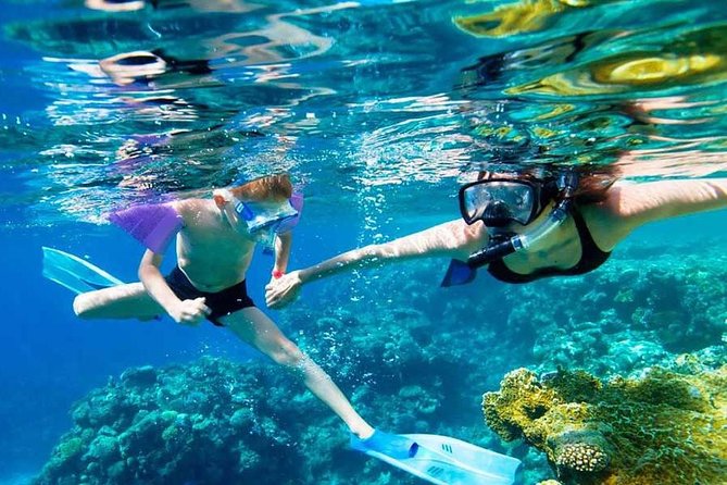 SkyReef Cozumel Snorkel & Tequila Tasting - Beach Club time: chairs, umbrellas, and a welcome drink break